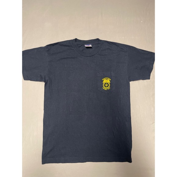 Union Made Other - Teamsters‎ Local 104 Arizona Retiree Pocket Tee Mens Large Navy Union Made